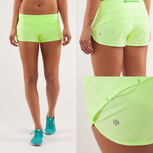 Lululemon Run: Speed Short in
Faded Zap. Size 2.
Pristine Condition. - Picture 1 of 9